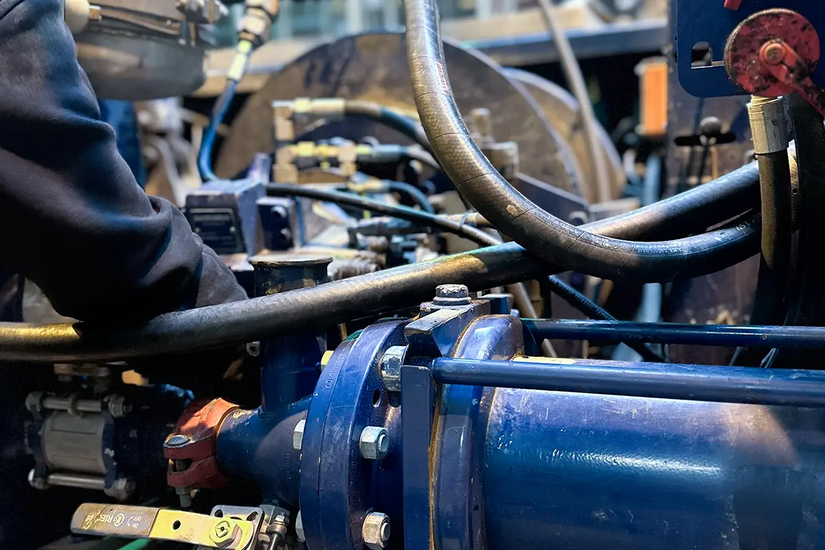 Hydraulikschlauch Vor-Ort-Service